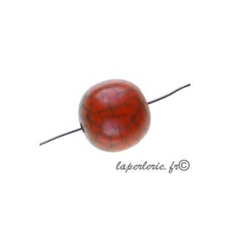 Ronde polyester raku 16mm ORANGE  - 1