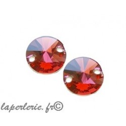 Drilled cabochon 3200 10mm PADPARADSCHA