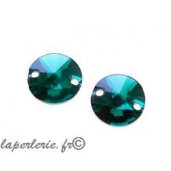 Drilled cabochon 3200 10mm EMERALD
