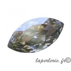 Navette cabochon 4227 32x17mm CRYSTAL SILVER SHADE