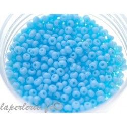 Seed beads 2.2mm LIGHT BLUE Opaque( 400 beads)