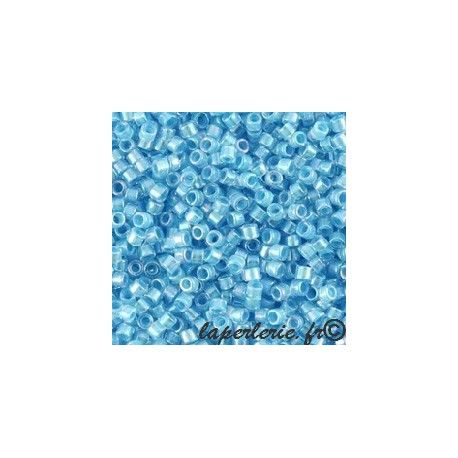 DB0057 Delica Miyuki 11/0 Sky Blue Tr.Rainbow, le tube de 7g  - 1