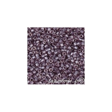 DB1224 Delica Miyuki 11/0 Dark Amethyst Tr.Luster, le tube de 7g  - 1