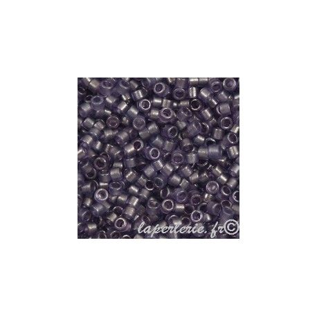 DB0386 Delica Miyuki 11/0 Shy Violet Tr. Matte, le tube de 7g  - 1