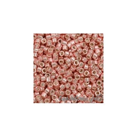 DB0435 Delica Miyuki 11/0 Galvanized Pink Blush, le tube de 7g.  - 1