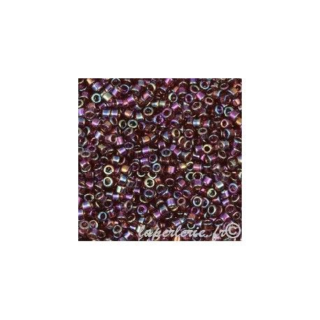 DB1242 Delica Miyuki 11/0 Cherry Cola Tr.Rainbow, le tube de 7g  - 1