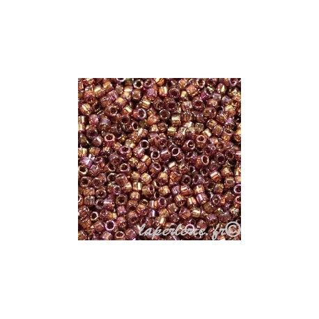 DB0126 Delica Miyuki 11/0 Bronzy Pink AB, le tube de 7g.  - 1