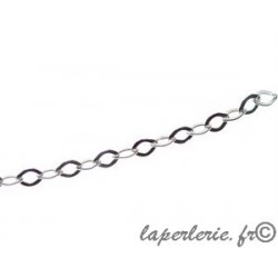 Chain oval ring 2x3mm Sterling Silver 925 x20cm