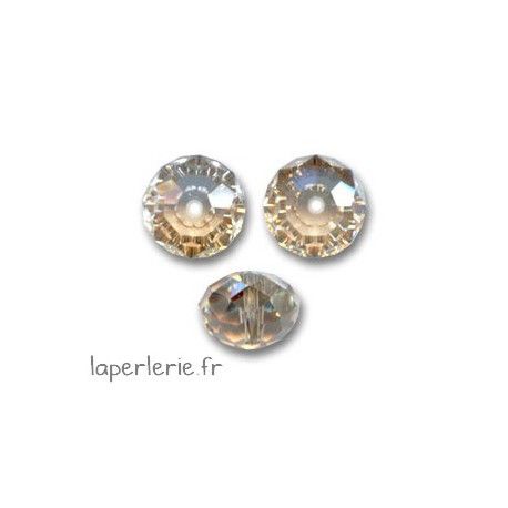 Ronde aplatie 12mm 5040 CRYSTAL GOLDEN SHADOW  - 1