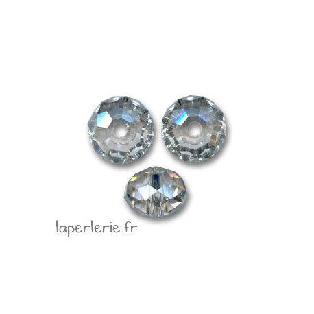 Ronde aplatie 12mm 5040 CRYSTAL SILVER SHADE  - 1