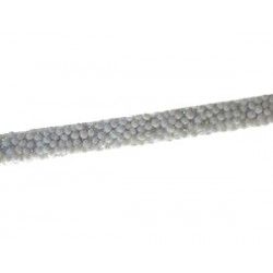 Caviar strap back sequined 5mm GREY x50cm
