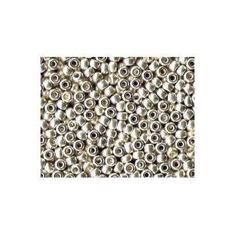 Rocailles Miyuki 8/0 0181 Silver Galvanized x10g  - 1