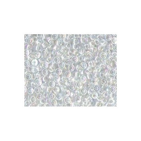 Rocailles Miyuki 8/0 0250 Crystal AB x10g  - 1