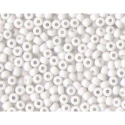 Seed beads Miyuki 8/0 0402 White Opaque x10g