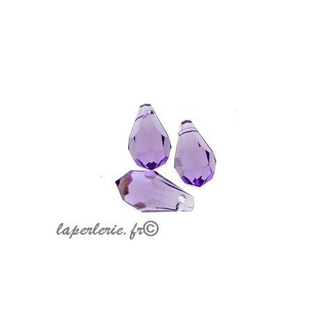 Goutte 6000 11x5.5mm TANZANITE x8  - 1