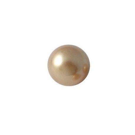 Nacrée 6mm 5810 Crystal Vintage Gold Pearl x10  - 1