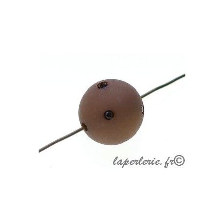 Polaire strassée 14mm SMOKY QUARTZ  - 1