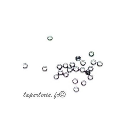 Perles à écraser 1.7mm int. ÉTAIN x20  - 1