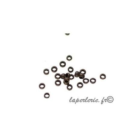 Perles à écraser 1.7mm int. CUIVRE VIEILLI x20  - 1