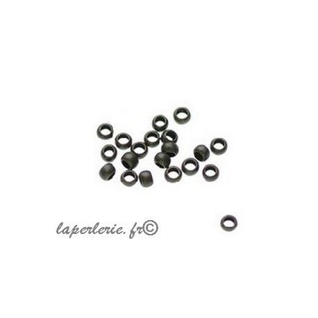 Perles à écraser 1.7mm int. LAITON VIEILLI x20  - 1