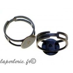 Adjustable ring with plate 11mm BRONZE COLOR