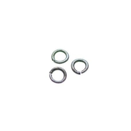 Anneau de jonction 3x0.40mm ARGENTÉ VIEILLI x25  - 1