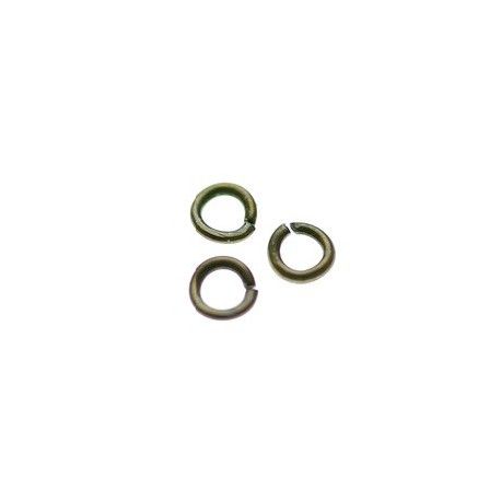 Anneau de jonction 3x0.40mm LAITON VIEILLI x25  - 1