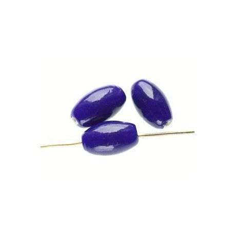 Olive 13x7mm BLEU LAPIS x5  - 1