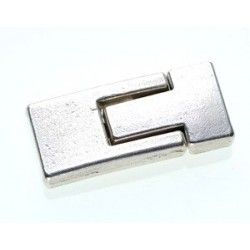 Rectangular clasp GM 29x13mm OLD SILVER COLOR