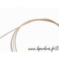 GOLD nylon coated stainless steel wire x1m