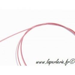 PINK nylon coated stainless steel wire x1m