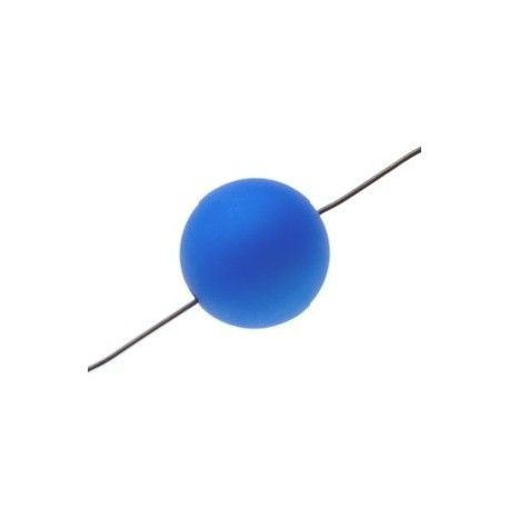 Polaire ronde 16mm BLEU DUR  - 1