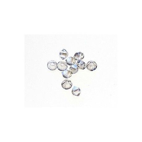 Toupie 5328 3mm CRYSTAL SILVER SHADE x50  - 1