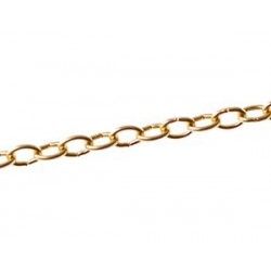Chain oval ring 6mm GOLD COLOR,1meter