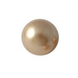 Round 5810 4mm Crystal Vintage Gold Pearl x20
