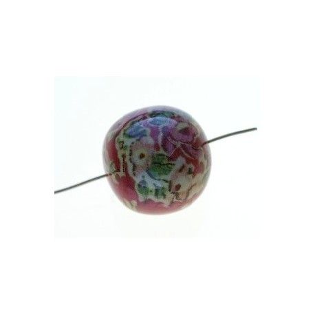 Perle liberty 22mm Tatum Rouge  - 1
