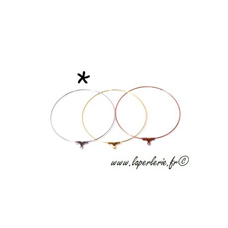 Créole diam. 50 mm ARGENT x2  - 1