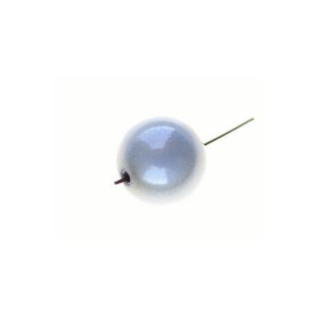 Perles magiques 10mm BLANC/GRIS x10  - 1
