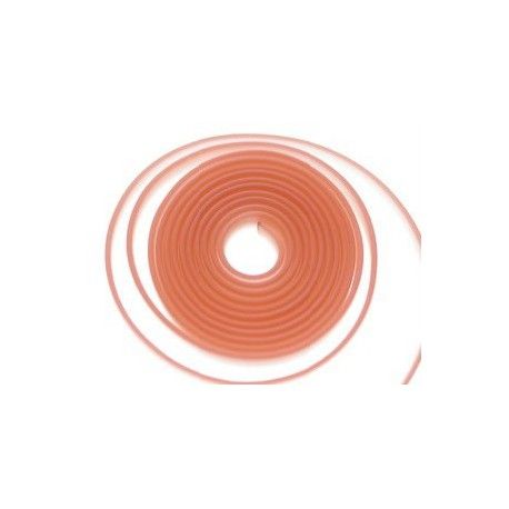 Sangle silicone 6x1mm L.SMOKED TOPAZ MAT x1m  - 1