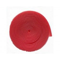 Sangle silicone 6x1mm ROUGE...