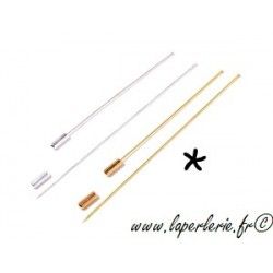 Brooch stick without end 8cm GOLD COLOR