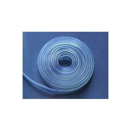 Sangle silicone 6x1mm CRYSTAL x1m  - 1