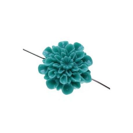 Dahlia 22x9.5mm LIGHT EMERALD  - 1