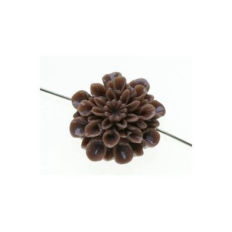 Dahlia 22x9.5mm MARRON GLACÉ  - 1
