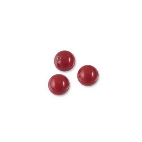 Gemcolor 5810 6mm Crystal Red Coral Pearl x10  - 1