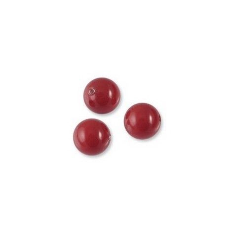 Gemcolor 5810 10mm Crystal Red Coral Pearl x5  - 1
