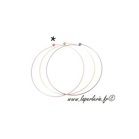 Ras de cou rigide CUIVRE  d.14cm  - 1