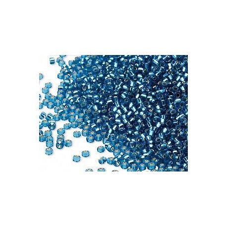 Rocaille 15/0 Miyuki 0025 Tr. Capri Blue Silver Lined x7g  - 1