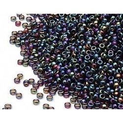 Seed beads 15/0 Miyuki 0296 Dark Amethyst AB x7g