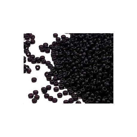 Rocaille 15/0 Miyuki 0401 Black Opaque x7g  - 1